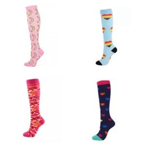 Compression socks sports athletic  Work fashion med FALL
WINTER 4 pair